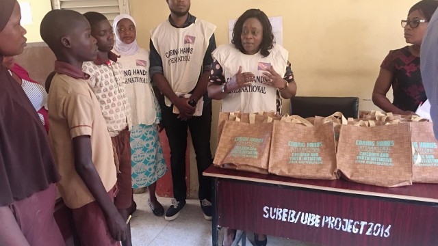 CHI-ED Educating students Saint James Middle School, Ayetoro Osogbo.